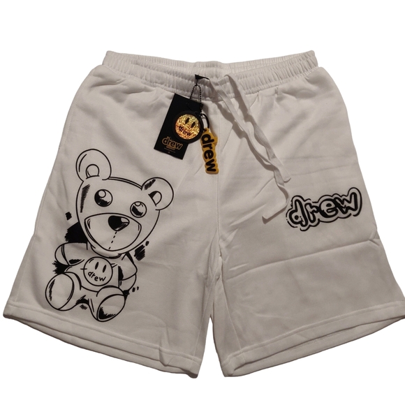 drew house theodore sketch sweatshort, off-white - Picture 5 of 10